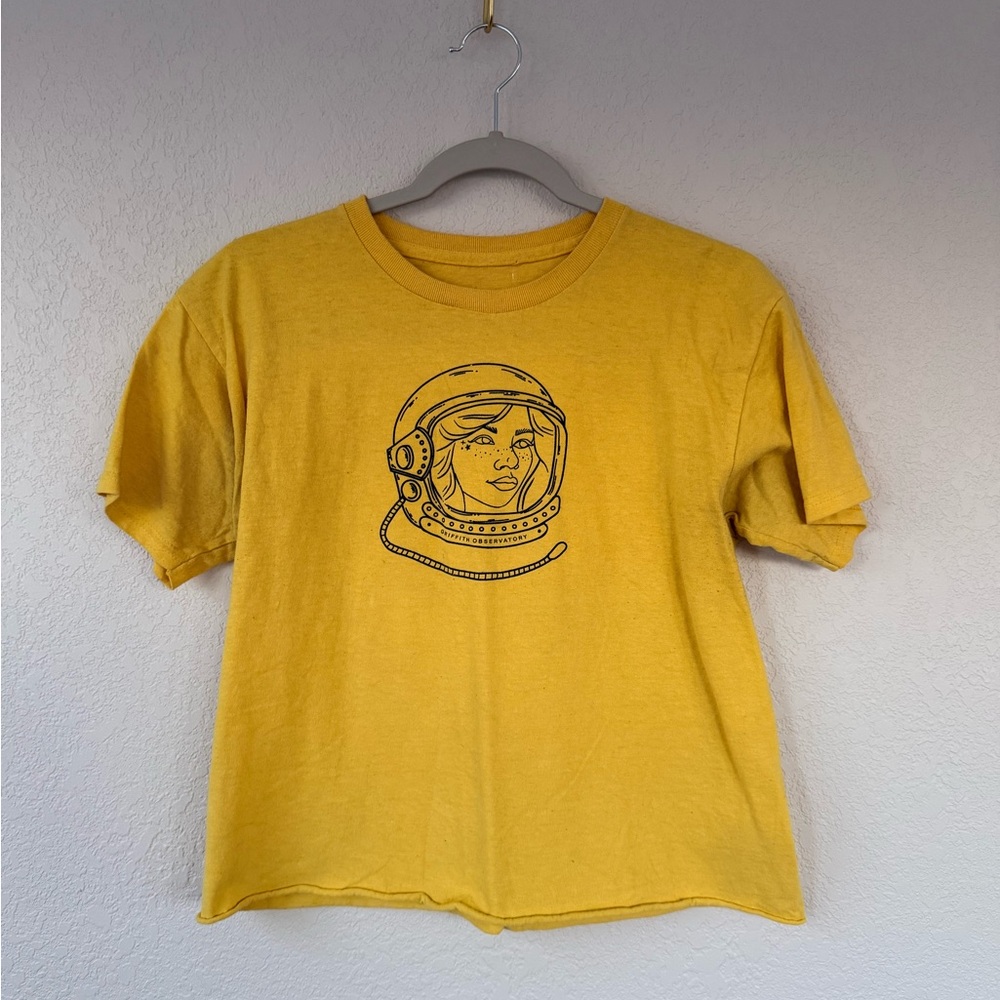Griffith Observatory LA lady astronaut tee